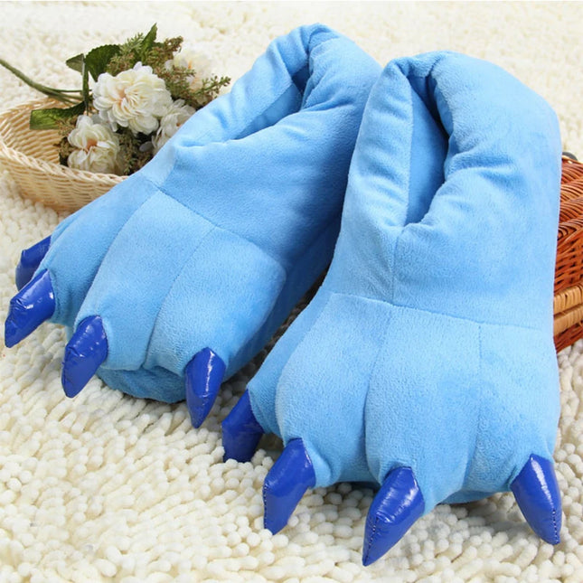 Cartoon Slippers Stitch Animal Claw Kigurumi Onesies Pajamas Shoes Kids Adult Kawaii Funny Paws Casual Cosplay Prop Party Wear