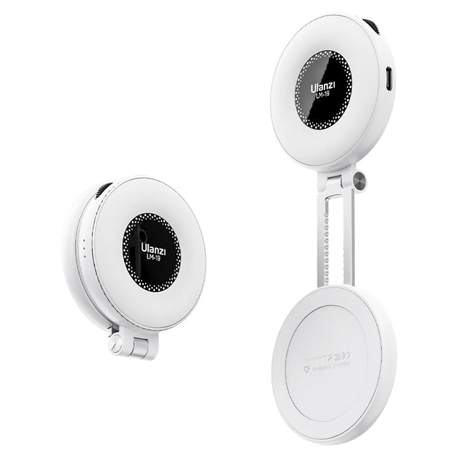 Ulanzi LM19 Bi-color MagSafe Light Phone Stand for iPhone 15 14 13 12 Mini Pro Pro Max for Vlog Live-streaming Photography
