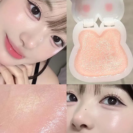 Cappuvini White Rabbit Water Glossy Cream Clear Moisturizing Blush Cream Multi-purpose Ointment Vitality Rouge
