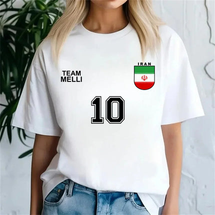 Fashion Iran Tshirt Women Tshirt Female Funny Clothing T-shirt Clothing Street Tops Tees Aesthetic Clothes