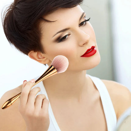 Nail Cleaning Dust Brush For Manicure Beauty Long Handle Brush Blush Powder Gel Nail Accessories Tool7 Style