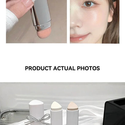 Lazy foundation stick, moisturizing and natural concealer makeup,matte makeup base,rare beauty,Keep makeup and sweat