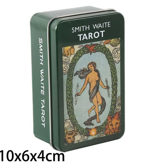Smith Waite Iron Tarot Cards Games Paper Manual 10x6x4cm