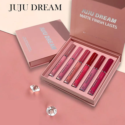 Matte Liquid Lipstick Set Waterproof Long Lasting  Smudge Proof Lip Gloss Easy to Apply Non Transfer Holiday Gift