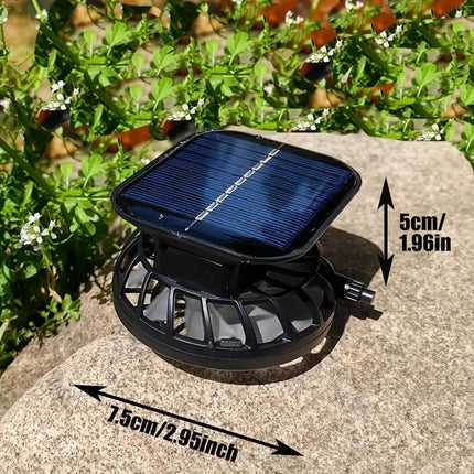 New Men's Fashion Wide Brim Solar Fan Hat UPF50+ Sun Protection with Dual Power (Solar USB) Adjustable Outdoor Beach Fishing Hat