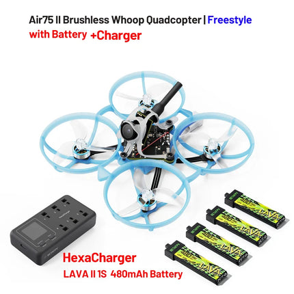 BETAFPV Air75II Brushless Whoop Quadcopter Racing Freestyle Drone ELRS 2.4G Matrix 1S 5IN1 II FC 5.8G 25mw~400mw VTX C03 Camera