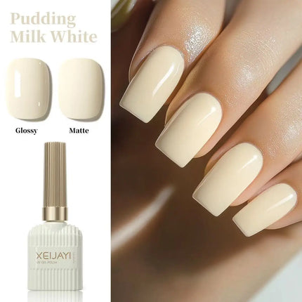 Gel Nail Polish Set 15ml Spring and summer milk white mint green Nude Varnish Gel Lacquer Top Coat for UV LED Curing