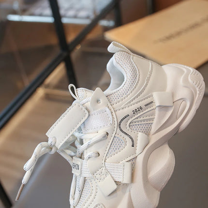 PU Leather Children's Sport Shoes Lightweight Breathable Kid's Sneakers Trend Fashion Boy's Girl's Running Shoes Children Shoes