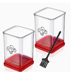 2pcs with  brush