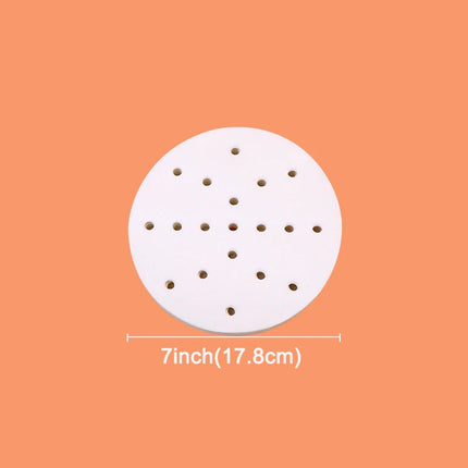 New Air Fryer Paper Special For Baking Kitchen Food Oil-proof Double-sided Silicone Oil Paper Non-Stick Steamer Pad Mat Papers