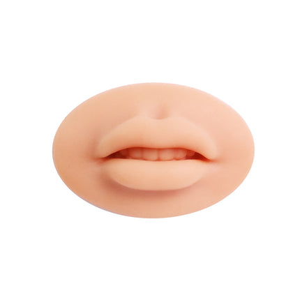 1pc Microblading Reusable 3D Silicone Lip Skin Practice European Solid For PMU Beginner Training Tattoo Permanent Makeup