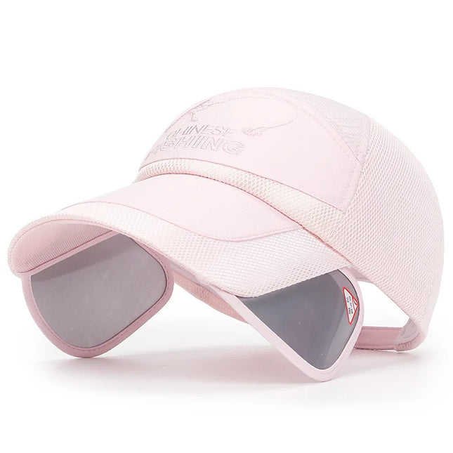 Summer Outdoor Fishing Sunscreen Baseball Cap Men's Extended Brim Sunshade Leisure Sports Fashion Women