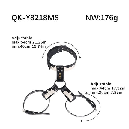 Female BDSM Bra Adjustable Breast Binder Nipple Pleasure Chest Bondage Nipple Cover Sex Toys Erotic Tools Couple Flirting