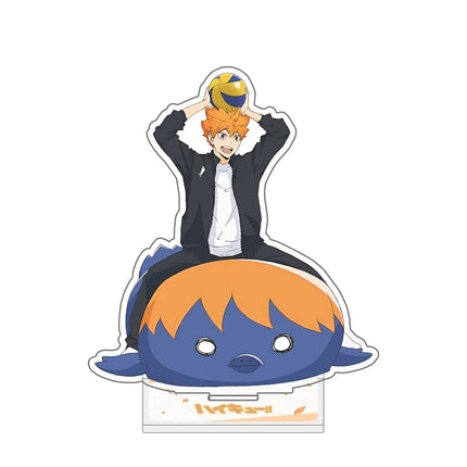 Anime Haikyuu!! 15CM Acrylic Stand Animal Mascot Bokuto Kuroo Kenma Desk Decor Otaku Fans Collectible Gift