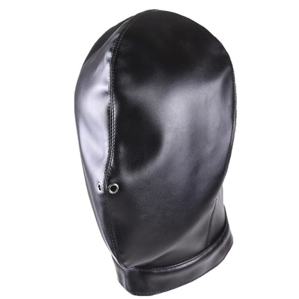 Thierry Fetish Sensory Deprivation Bondage Head Hood, The PU Leather SM Toys Sex Products for Couples Adult Game Roleplay