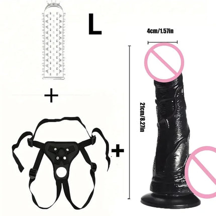 G Spot Stimulator Wearable Strap on Penis for Lesbian Adult Standard Size Panties Strap on Dildo Pants Strap Sex Toys for Women