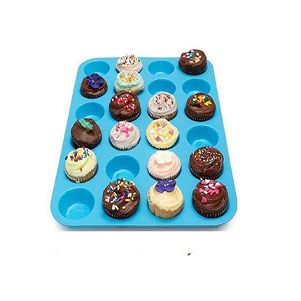 Silicone Muffin Pan Mini Cupcake Maker 6 And 12 Cups Baking Mold For Homemade Qukiches Frittatas Muffins Tray Tin Bakeware Tools