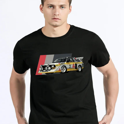 Sport S1 E2 Group B Rally Car Stig Blomqvist Mikkola And Walter T-Shirt Casual T Shirt Cotton Tops Men's Clothing Unisex T-shirt