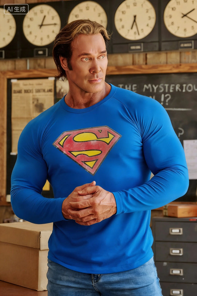 Men Muscle Skinny Fit Athletic T-Shirt Gym Workout / T-Shirt Homme Muscle Ajusté Athlétique Gym Entraînement