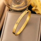 Four-Leaf zircon bracelet