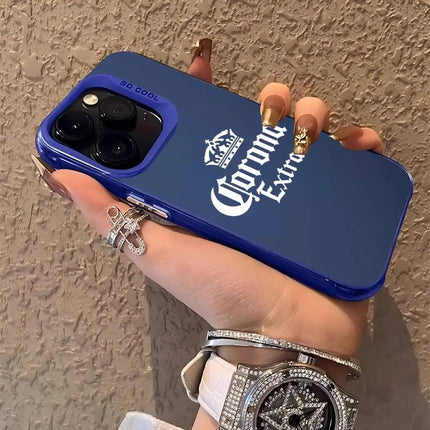 Fashion C-Corona Extra Beer Phone Case For IPhone 17 16 15 14 13 12 11 Pro MAX Matte Shockproof Back Anti Fall Matte Cover