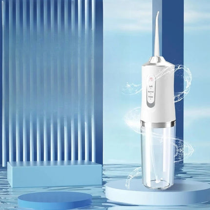 Cordless Dental Water Flosser Electric Oral Irrigator 3 Modes Waterproof Professional Tooth Cleaner Water Drill for Oral Health