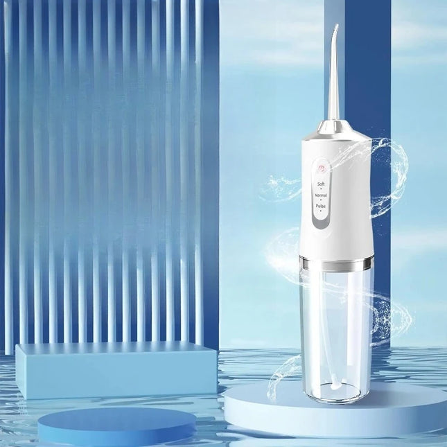 Cordless Dental Water Flosser Electric Oral Irrigator 3 Modes Waterproof Professional Tooth Cleaner Water Drill for Oral Health