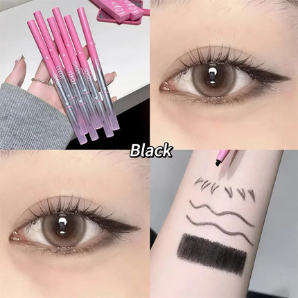 Punk Red Eyebrow & Eyeliner Gel 2 In 1 With Angled Brush Smudge-Proof Waterproof Creamy Smooth for Brows & Under Eye Makeup