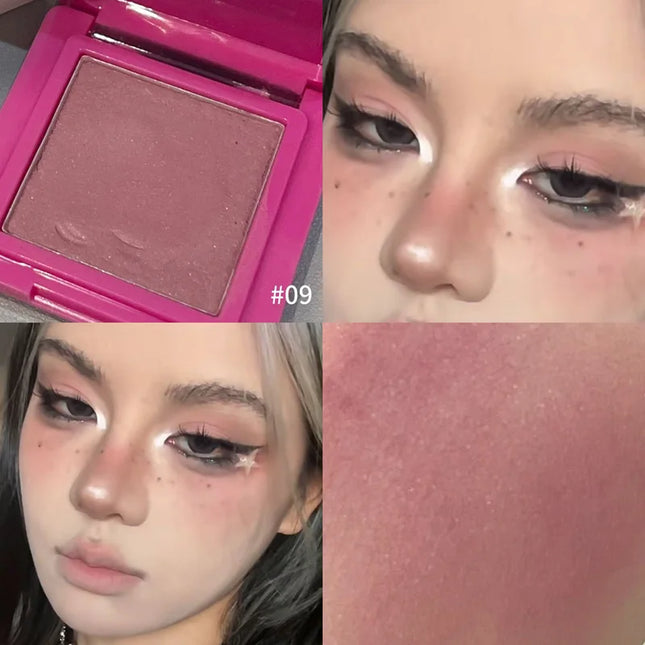 Sexy Black Violet Eye Shadow Matte Wild Rose Pink Eyeshadow Shy Orange Eyes Makeup Easy To Color Blue Diamond Sparkle Eyeshadow