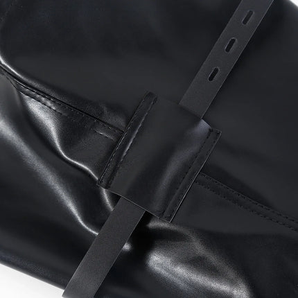 BDSM Leather Single Arm Restraint Sleeve Bondage Slave Straightjacket Gay Sex Toy for Men Human Furniture Role Play Gear