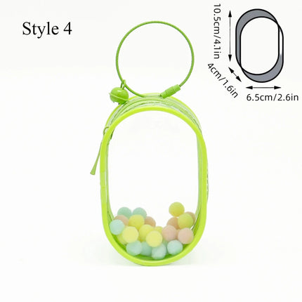 2023 Plush Doll Storage Pouch Transparent Mystery Box Storage Fashion Thicken Keychain Bag Classic Cute Doll Bag Keychain Wallet