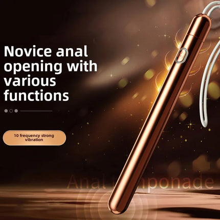 Mini Anal Vibrator Prostate Massage Sex Toy for Women Men Vibrating Buttplug Powerful Clitoral Stimulator Adults Bullet Vibrator