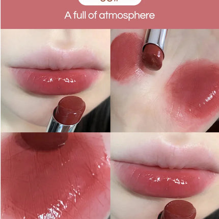 Silky Glossy Lipstick Gege Bear Pump Lips Moisture Water Bomb Comfortable Ultra Sheen Non-Stick Cup Lip Balm