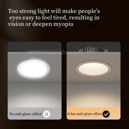 Tuya smart LED downlight sky lantern embedded COB spot light Zigbee 3.0 ceiling light kitchen living room interior lighting bulb