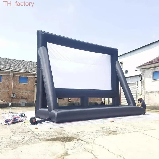 Outdoor Inflatable Movie Screen Party Time Large Profesional Drive In Cinema Projector Screens for Outdoor Beach