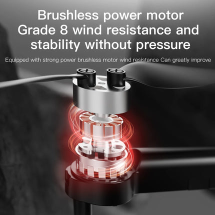 Aerial Drone 6K 4K HD Dual Camera 90° Electric Adjustment 50X Zoom Dual Lens Switch Gesture Shooting HDR WIFI Transmission Outdoor RC Drone