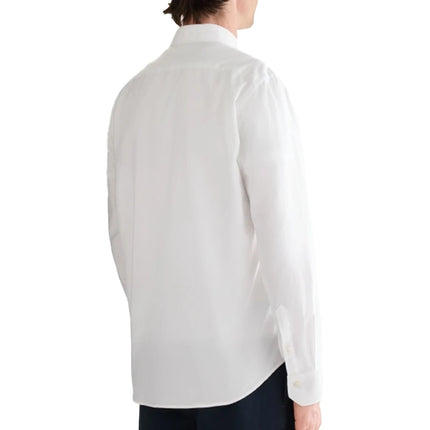 PG Men's button-down shirt  Pure color long style  Casual business formal shirt  Suitable for men's office and daily wear