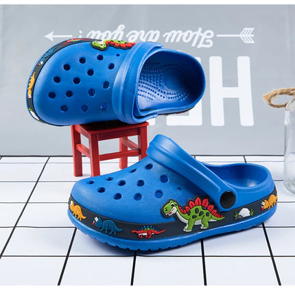 Cute New Animal Baby Boys Slippers Summer Kids Cartoon Sandals Toddler Beach Shoes Girls Cute Slides Children Slippers