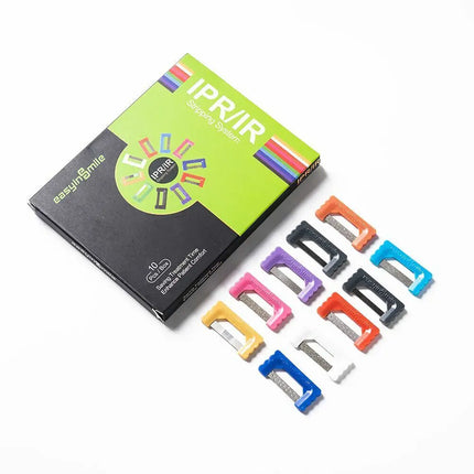 Easyinsmile IPR Orthodontics Stripping Dental Kit Interproximal Reduction Strips Polish Tooth Enamel Reduce Serrated Saw