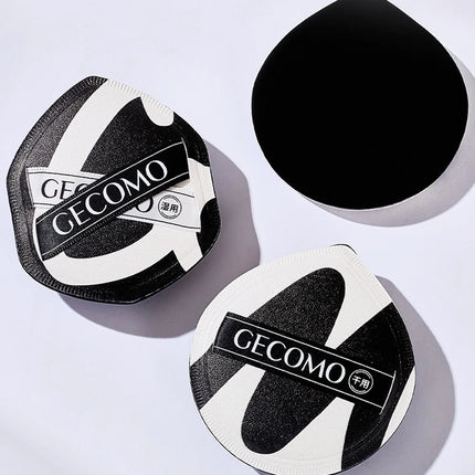GECOMO 2 PCS Powder Puff Set with Storage Box Soft Skin-friendly Dry And Wet Dual-use Sponge For Liquid Foundation Makeup