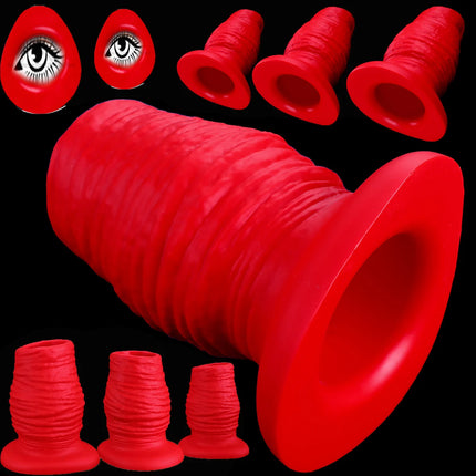 NEW Hollow Anal Plug Soft Silicone Huge Fisting Butt Plugs Anus Dilator Enema Vaginal Speculum Prostate Massag  Adult Sex Toys