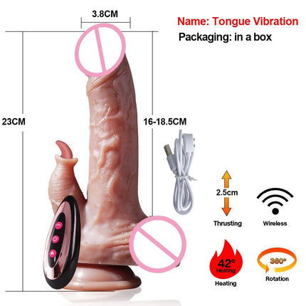 Realistic Big Glans Dildo Soft Silicone Huge Dick Strong Man Penis with Suction Cup Anal Vaginal Masturbators Sex Cock Adult 18+