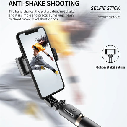 FGCLSY 2024 AI Video stabilizer Bluetooth selfie stick tripod Gimbal Stabilizer For Smartphone Live vertical shooting bracket