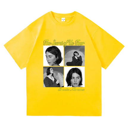 Gracie Abrams Risk The Secret of Us The Eras Tour T-Shirt Men/Women Aesthetic Retro T-Shirt Unisex New Album Tees Shirts
