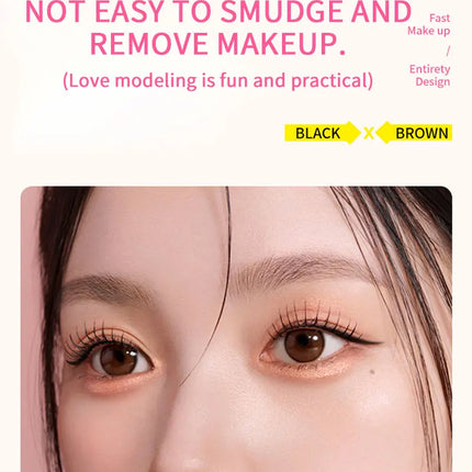 Eyeliner stamp pen, one-piece eyeliner pen, natural makeup application, a beginner's assistant, two steps to create eyeliner