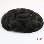 1C# / 120% / Straight Hair Toupee|6x8