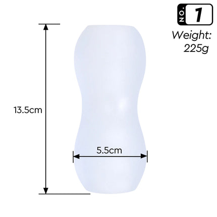 Sex Toy Male MasturbatorCup Sucking Penis Pump Glans Realistic Anal Pussy Vagina G-Spot Stimulator Transparent For Men Adult 18+
