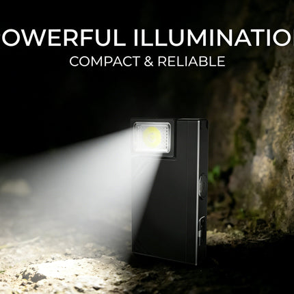 Powerful Mini COB LED Keychain Flashlight USB C Rechargeable Hanging Work Light Waterproof Keyring Camping Walking Pocket Lamp