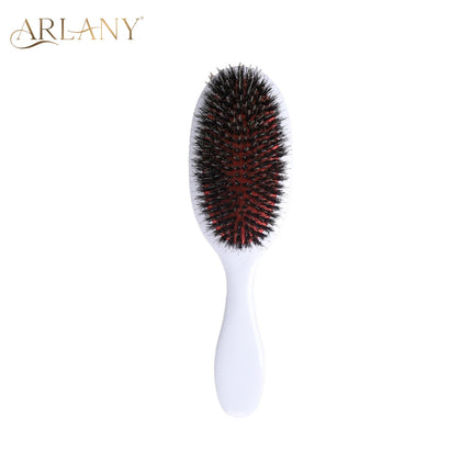 Boar Bristle Hair Brush Nylon Teeth Hair Extension Brush for Women Girl Matte Cushion Brush Hair Styling Smoothing Detangling