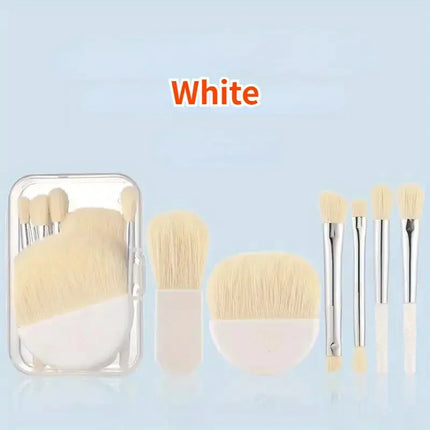 6pcs  Mini Makeup Brush Set Professional Portable Foundation Concealer Eyeshadow Powder Blush Brush Beauty Makeup Tools